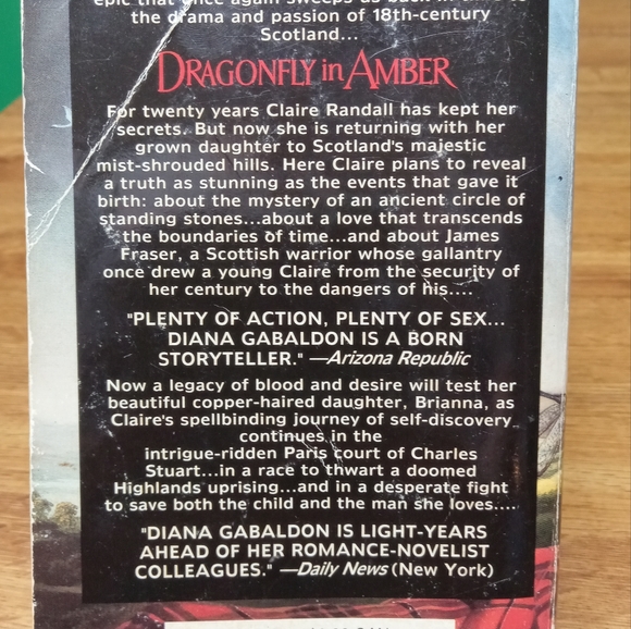 Dragonfly in Amber by Diana Gabaldon 1992 Paperback - Picture 4 of 10